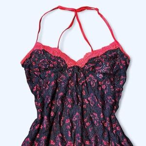 Goth Black & Red Lace Dress by Secret Treasures!